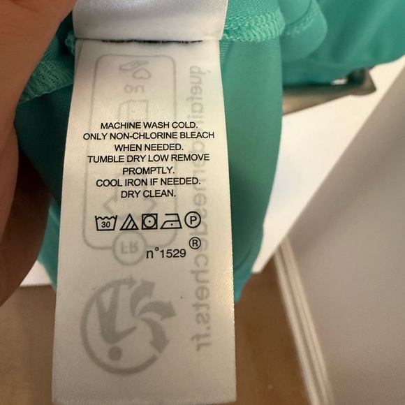 Ralph Lauren Turquoise Long Sleeve Plus sizeShirt Wrap Dress- NWT- size 22 - Picture 13 of 13